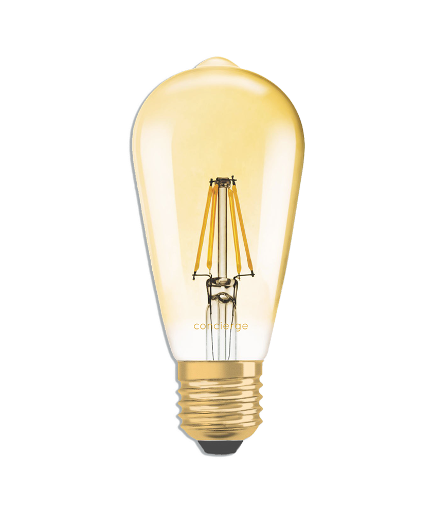Ampoule LED décorative 4W E27 2500K sortie 35W globe en verre à facettes  lampe vintage tavernes pubs