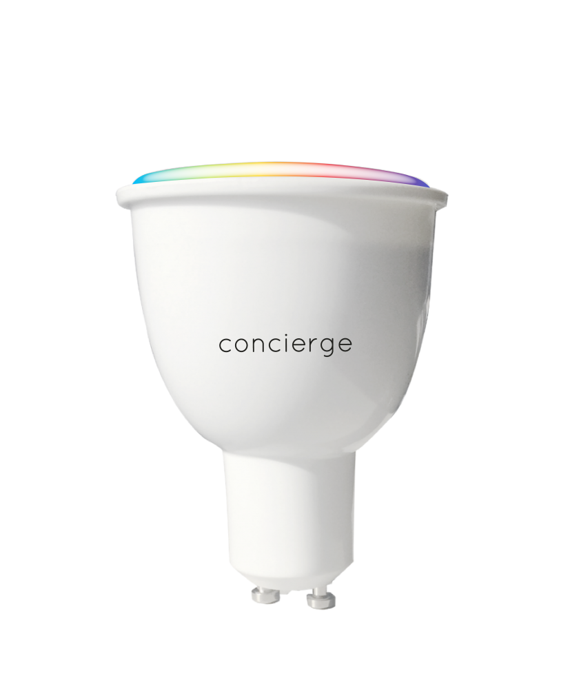 Color Spot - Ampoule LED WIFI GU10 compatible Google Home et  Alexa  Concierge PlugnSay